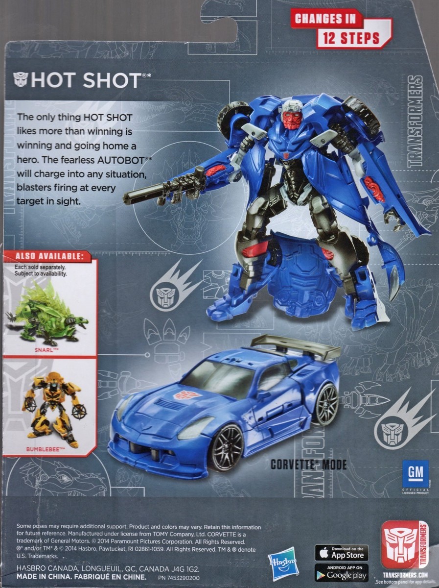 Hasbro Transformers Hot Shot Age of Extinction Deluxe Figure for