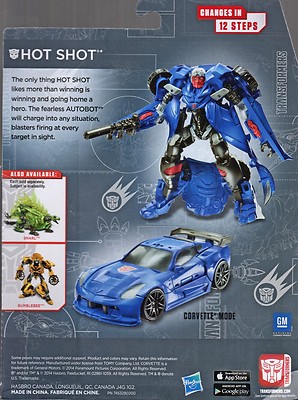 Hasbro Transformers Hot Shot Age of Extinction Deluxe Figure for