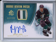 2007-08 SP Authentic Rookie Review Joffrey Lupul RC Auto 022/100 quad color