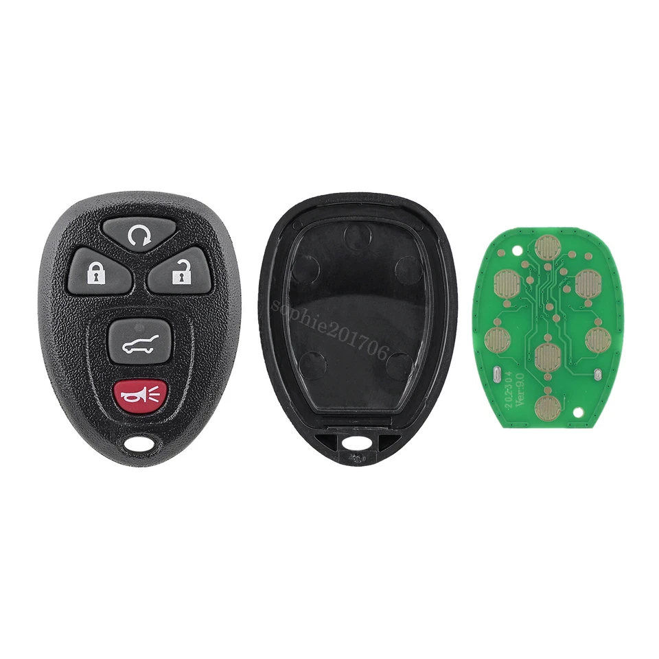 2 para Chevrolet Traverse 2013-2017 mando a distancia + llave transpondedor de encendido B111 Foto 4 de 4