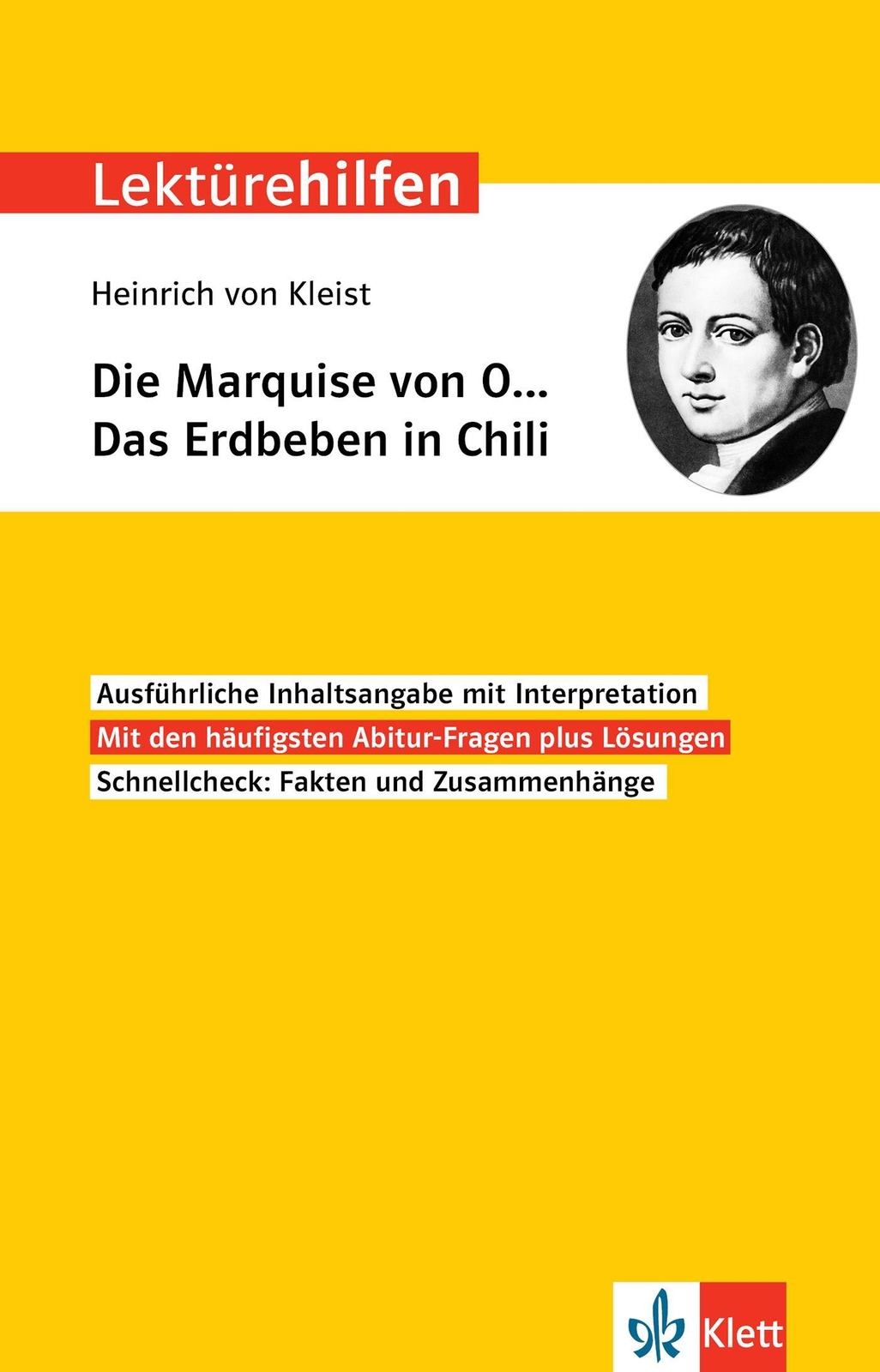 Thumbnail - Lektürehilfen Heinrich Von Kleist ""die Marquise Von O.../das Erdbeben