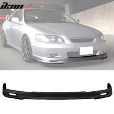 Fits 01-02 Honda Accord Coupe Front Bumper Lip Spoiler Mugen Style Unpainted PP