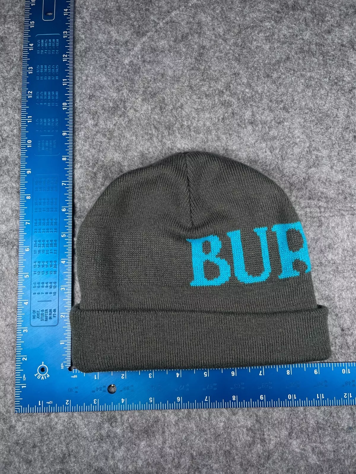 burton beanie toque knit 100% acrylic skater skateboard ski 