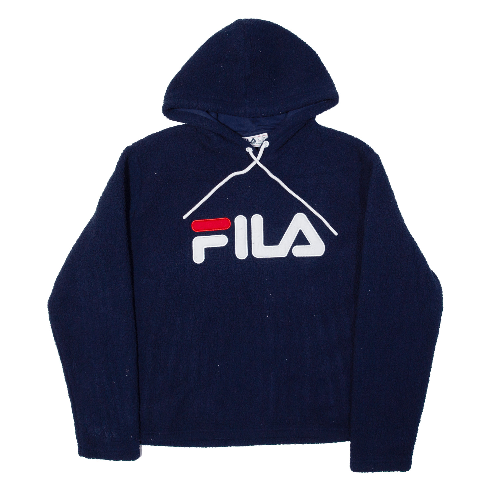 Felpa con cappuccio FILA Fleece donna blu 2XL