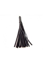Rouge Leather Spiral Flogger Tassel Whip Spanking Fetish Bondage BDSM Black