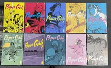 PAPER GIRLS #1-10 Lot Set Continuous Run Series VF 1 2 3 4 5 6 7 8 9 10 (2015)