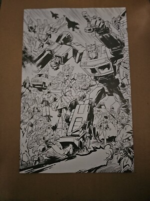 Transformers #9 Howard B&W Connecting Variant 2024 Image Comics NM 1st Print