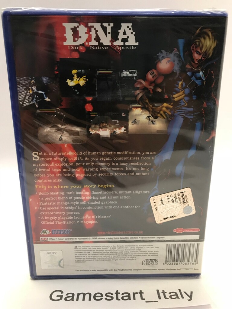 DNA DARK NATIVE APOSTLE - PS2 - VIDEOGIOCO NUOVO SIGILLATO