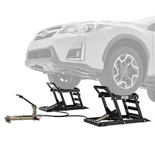 Black Widow Hydraulic Underbody Access Car Lift With Ramp - 3000 Lb. Per Pair Black Widow Hydraulic Underbody Access Car Lift With Ramp - 3000 Lb. Per Pair