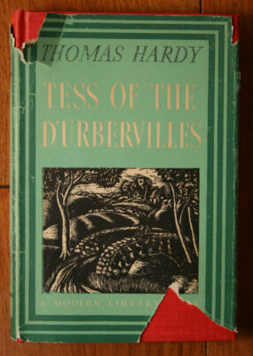 TESS OF THE D'URBERVILLES by Thomas Hardy #72 Modern Library HC/DJ
