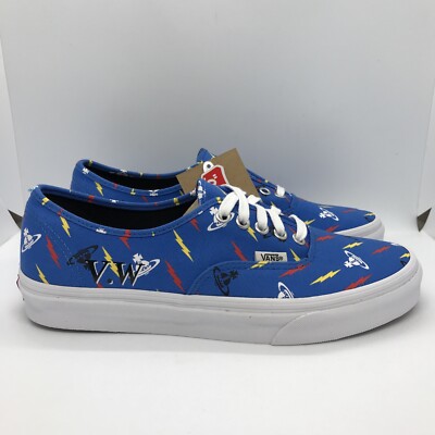 VANS Authentic Vivienne Westwood Womens 9.5 Thunderbolt Blue White