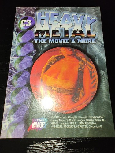 Heavy Metal The Movie & More Chrom Einsatz C3 Comicbilder 1996 Aboy - Bild 2 von 2