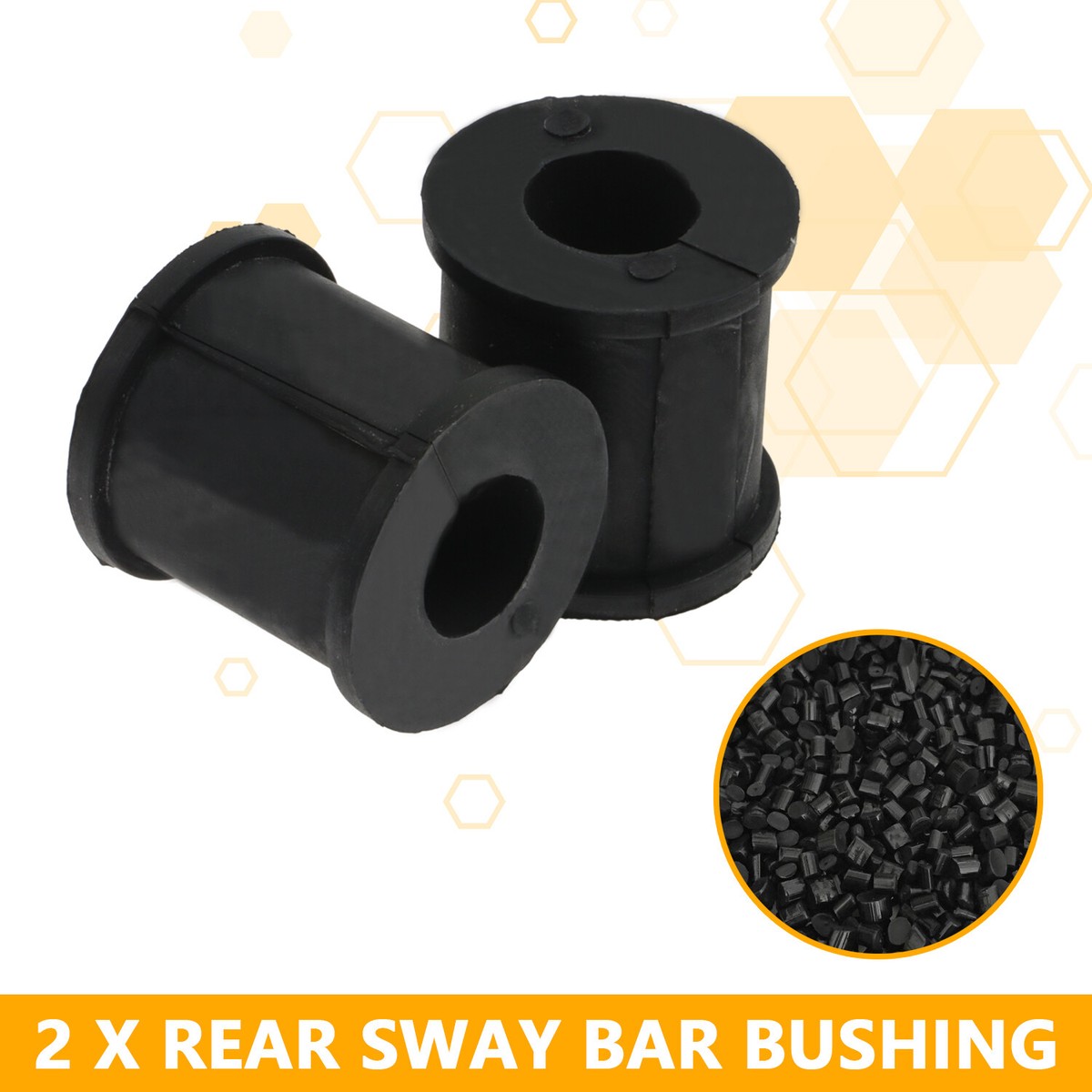 2 Polyurethane Rear Sway Bar Bushings For Toyota Camry, Highlander, Venza