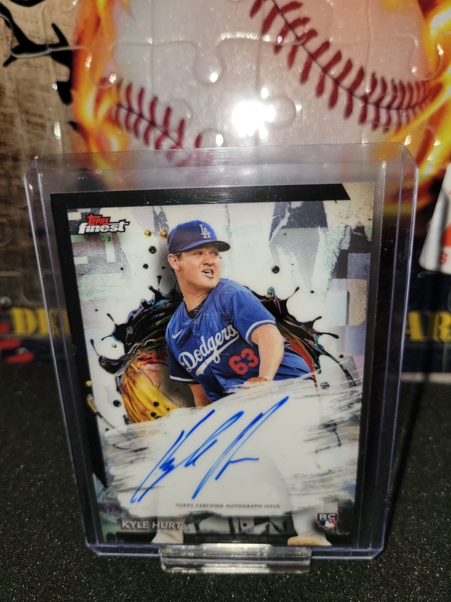 2024 Topps Finest Kyle Hurt RC On Card Auto #FA-KH Los Angeles 