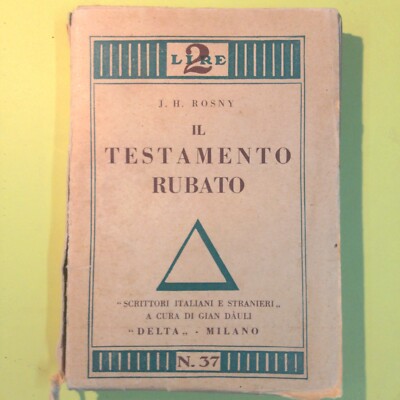 DAS GESTOHLENE TESTAMENT ROSNY DELTA 1929