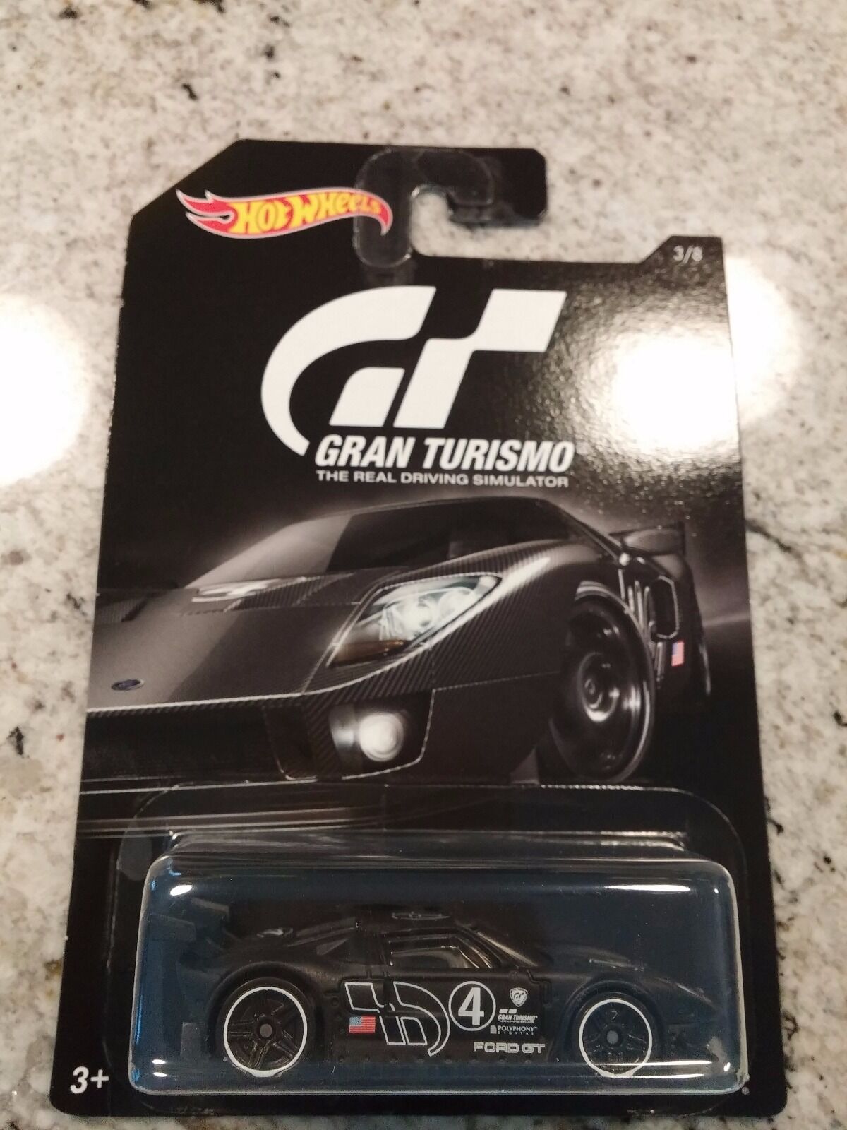 Hot Wheels 2016 - HW Gran Turismo 3/8 - Ford GT LM - Matte Black – KMJ  Diecast II