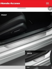 Plaque éraflure garniture de seuil de garniture latérale Civic 11 portes neuv...