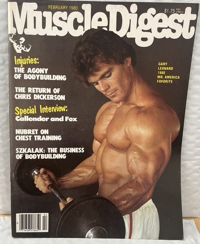 Vintage NOS Bodybuilding magazines Muscle Digest Feb 1980 Gary Leonard ...
