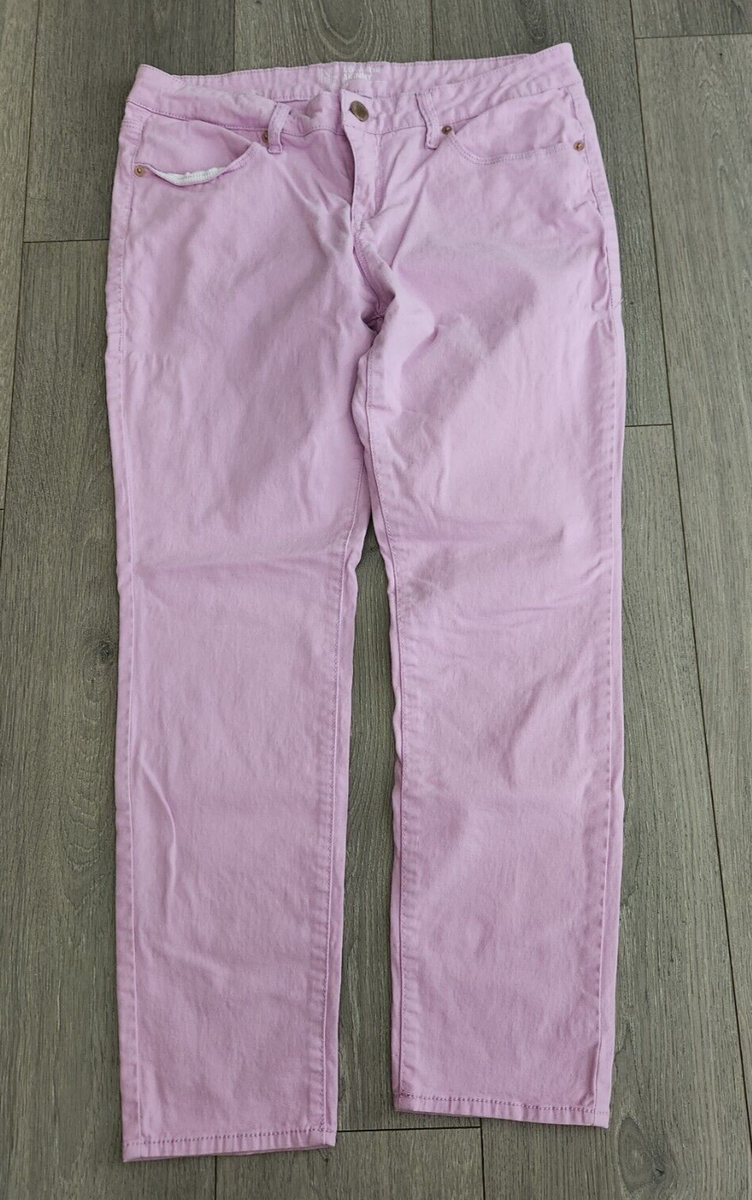 NoBo Jeans Junior 15 Pink Low Rise Skinny Straight 33 x 27 Stretch