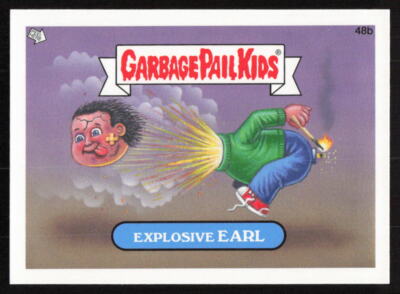 Garbage Pail Kids 2013 Mini Cards #48b Explosive Earl NM