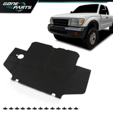 New Fit For 1995-2000 Toyota Tacoma Black Hood Insulation Pad 1/2" With Clips