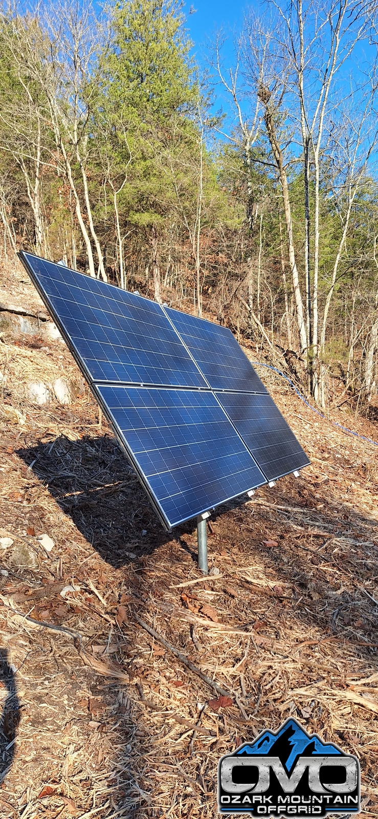 Adjustable Solar Panel 3" Pole Mount - 4x Solar Panels (Without Modules ...