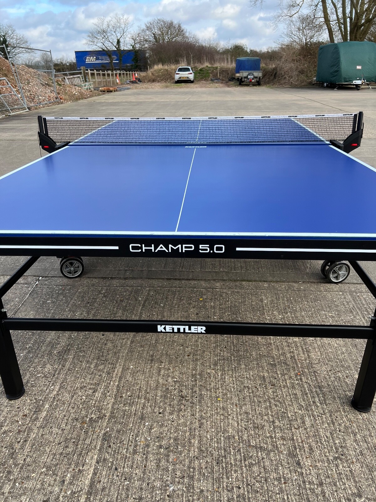 KETTLER Outdoor Table Tennis Table & Cover. Full Size Excellent