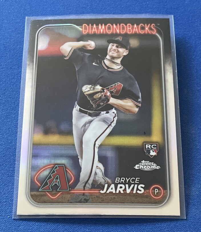 2024 Topps Chrome Refractor #75 Bryce Jarvis RC Arizona Diamondbacks