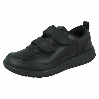 Jungen Clarks Hook & Loop Schulschuhe ''Scape Flare T''