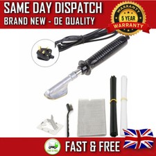 Car Bumper Repair Kit Plastic Welding Soldering Iron Kit Repair Welder UK 