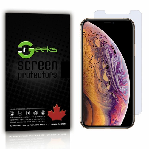 iPhone Xs Max - Screen Protector - Glossy HD Clear or Matte Anti-Glare CitiGeeks - Picture 1 of 6