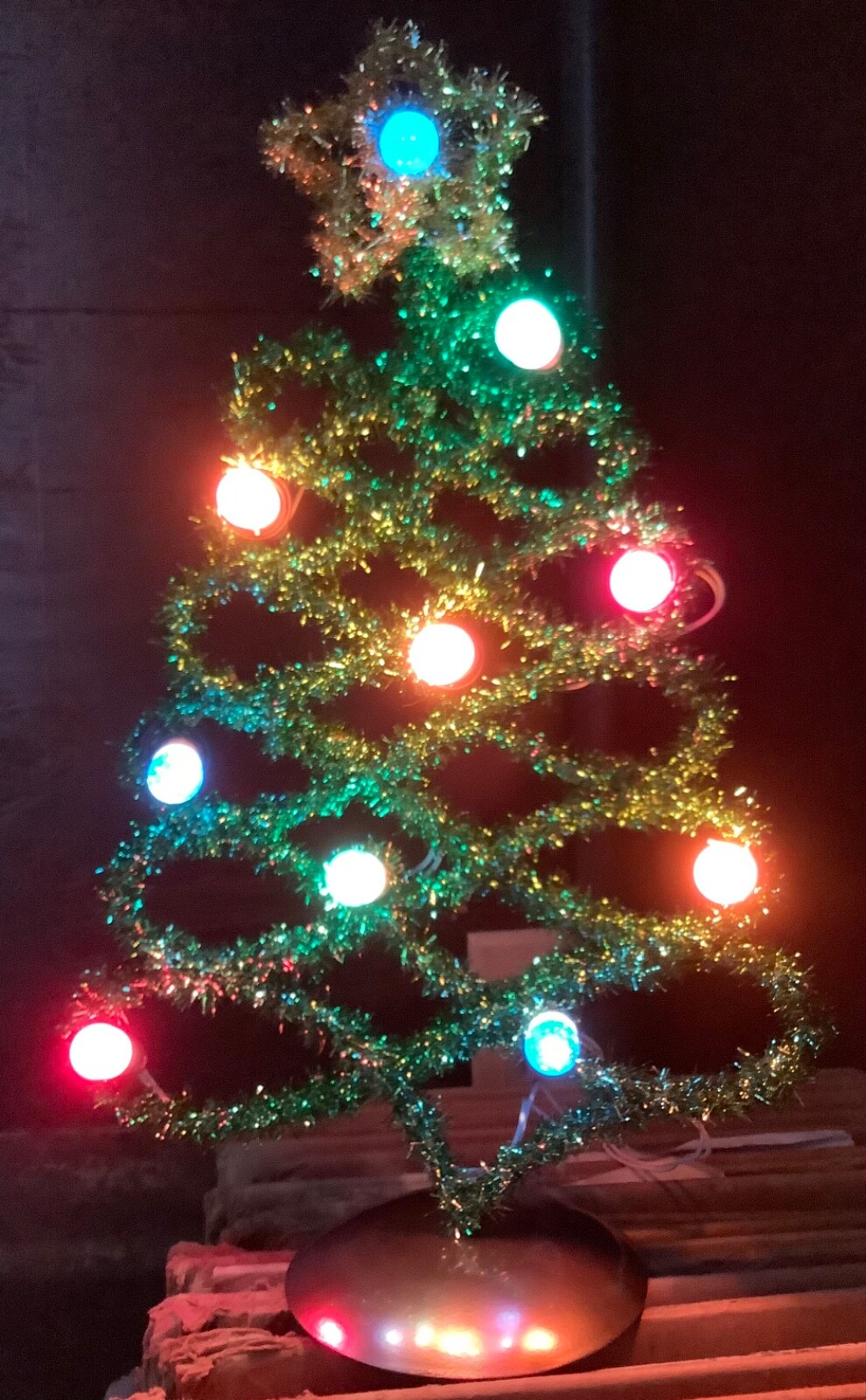 Lot 8 Vintage Old C6 Christmas Light Bulbs General Electric