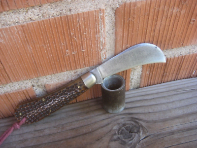1940s Vintage 1 Blade CASE XX - 61011 ** Carbon Hawkbill Pruner