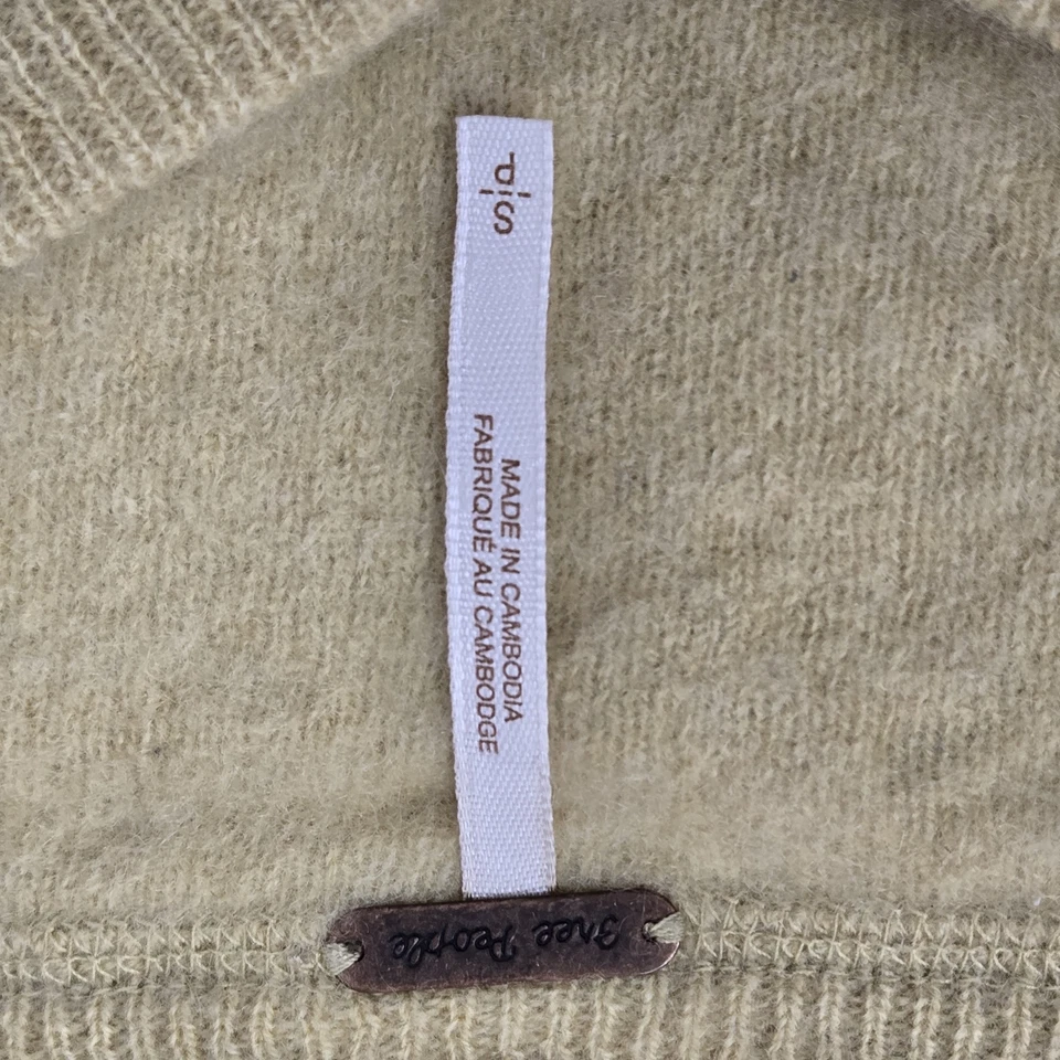 Sudadera Free People Mujer S Amarilla Love Like This Cashmere Manga Larga LEER Foto 3 de 4