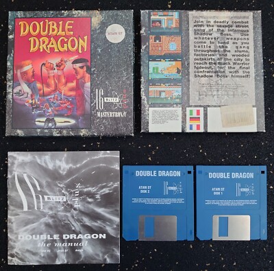 DOUBLE DRAGON - Atari ST/STE - von Mastertronic - GETESTET & FUNKTIONSFÄHIG