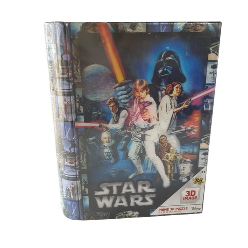 SEALED Star Wars 3D Puzzle 300 Pc Jigsaw Collector Metal Book Tin