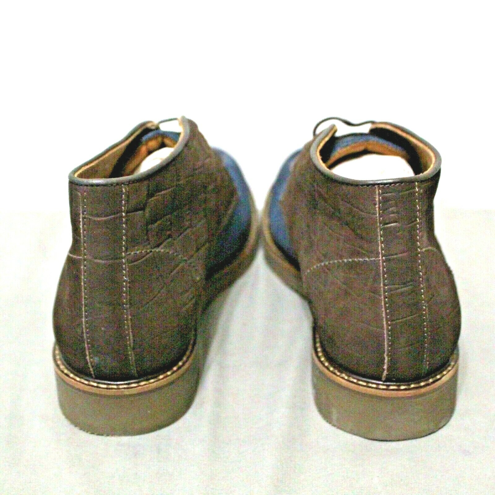 SAOLA MARC JOSEPH scarpe abiti lacciate da uomo pelle blu navy marroni taglia 8 5 M nuove