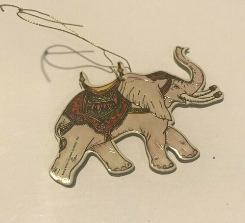 Set 2 Ornamenti Natalizi Vintage anni 80 Merrimack Editoria Gnomo ed Elefante - Foto 5 di 8