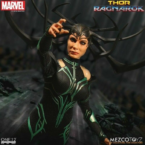 Nueva figura de acción Mezco One:12 Marvel Thor Ragnarok Hela 1/12a juguete caliente en stock - Imagen 5 de 7