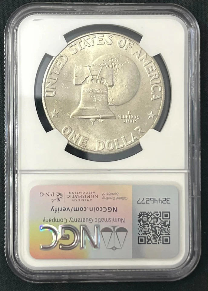 🎄🎖️1976-S Eisenhower Dollar NGC MS67 - BRIGHT WHITE! LOOKS LIKE AN MS68!🎖️🎄 - Image 2 of 4