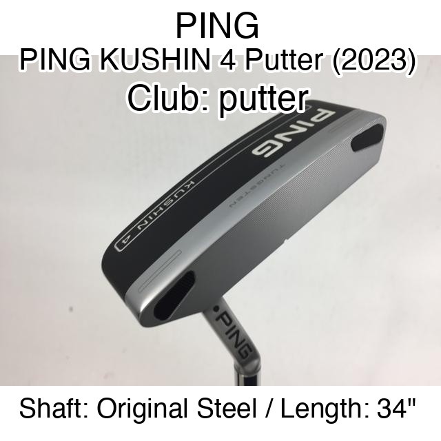 クラブ PING KUSHIN 4Putter 2023 34inch PING PING KUSHIN 4 Putter (2023) putter Putter 34