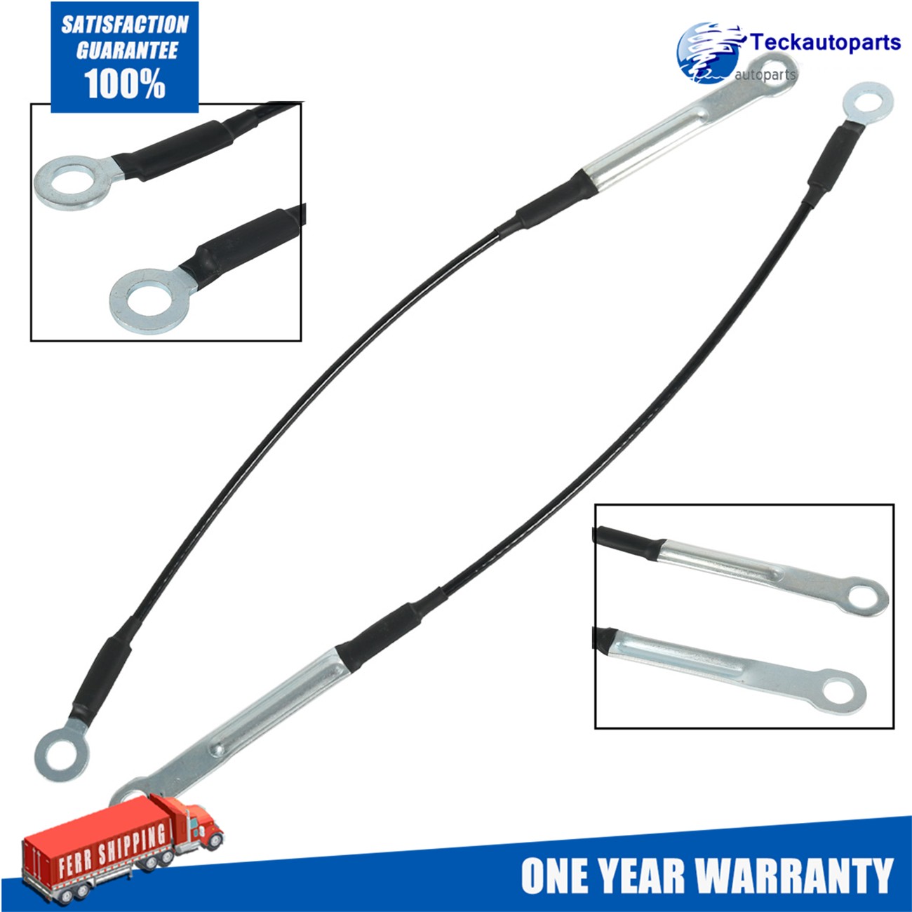 Rear Tailgate Retaining Strap Cable Rope Kit 2H5829491E For VW Amarok 2H 2010-On