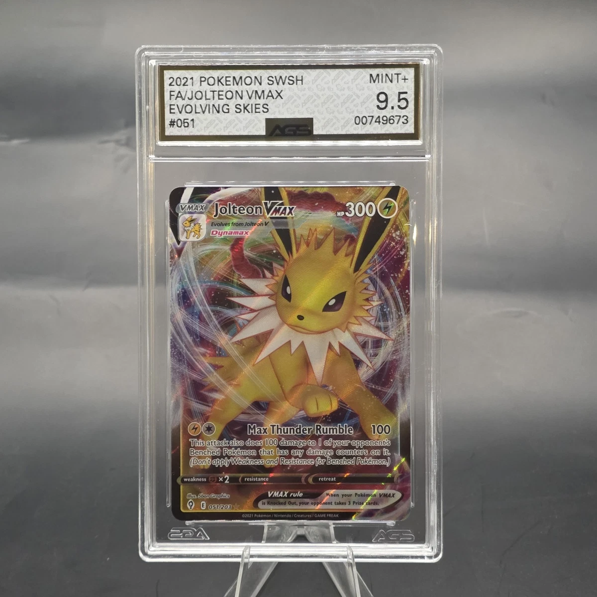 Jolteon VMAX 051/203 SWSH07: Evolving Skies for sale | eBay