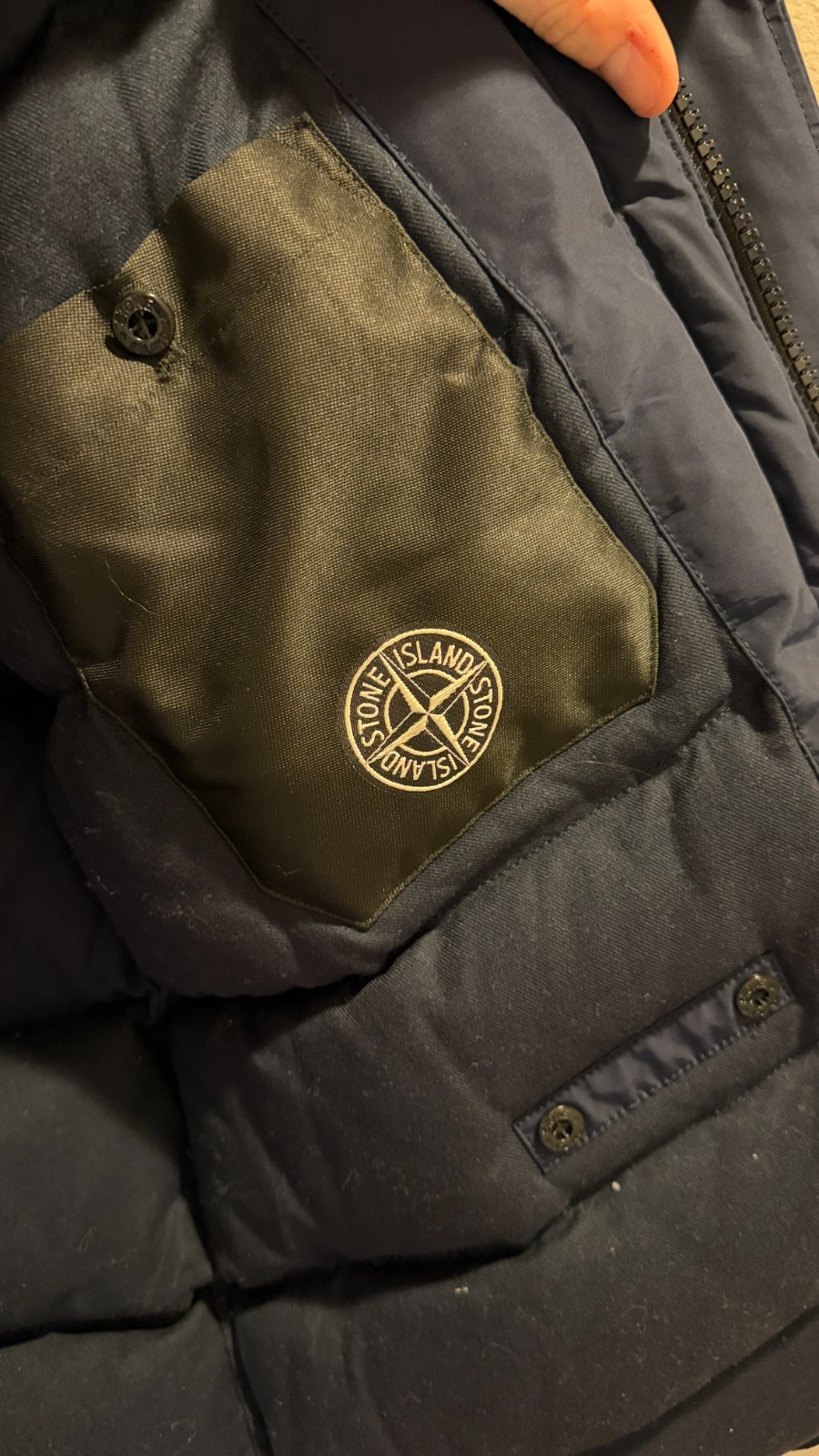 Stone Island | Micro Reps Down Winter Coat | Color. Blue | Size M - product detail image 9