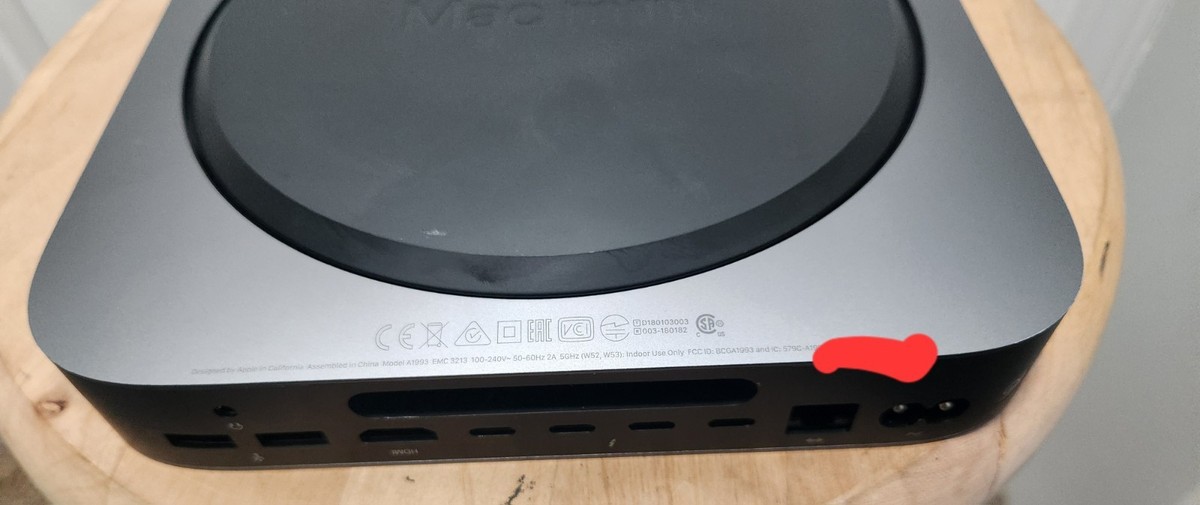 Apple Mac Mini A1993 2018 Intel i5-8500B 16GB RAM 256GB SSD