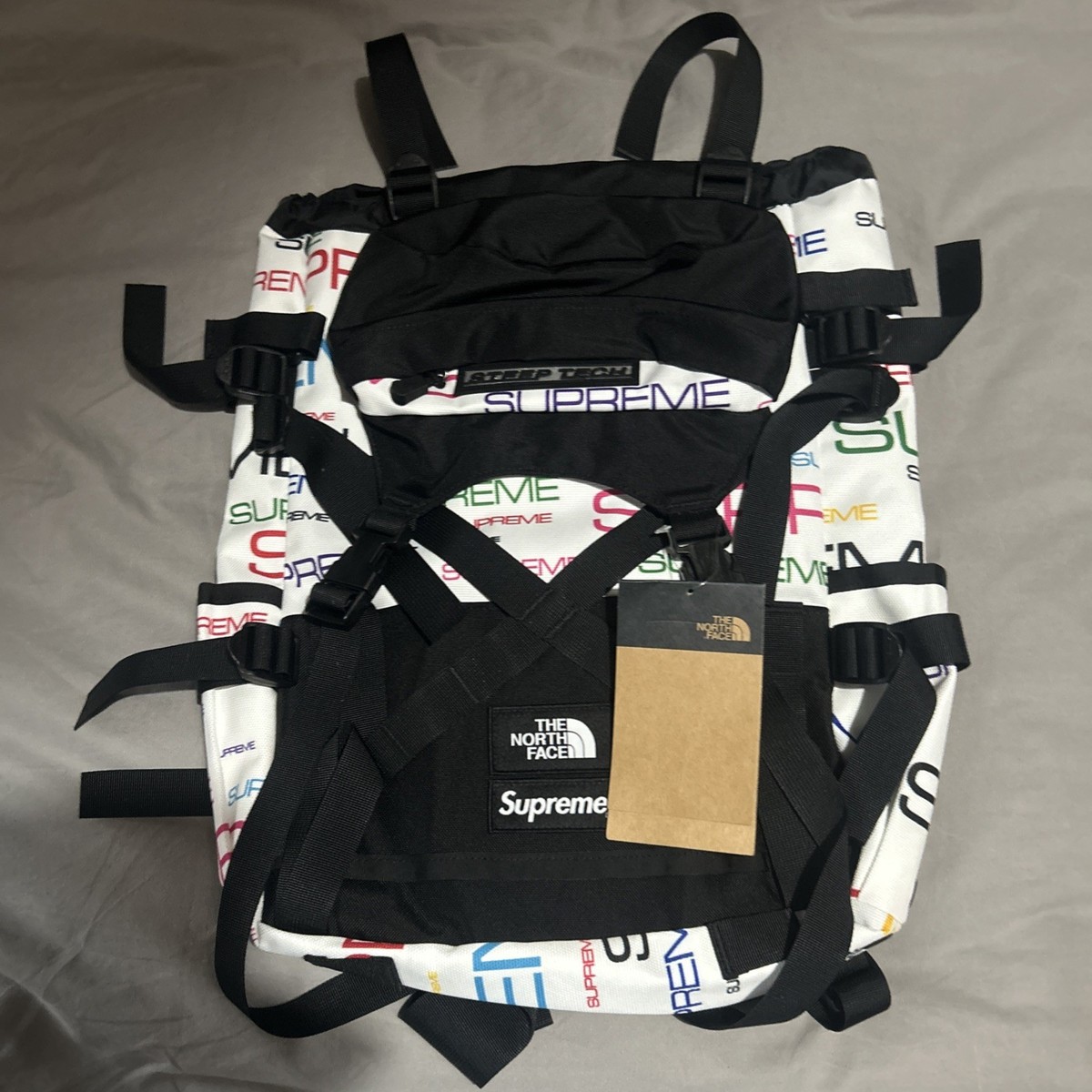 Supreme × North Face Steep Tech Backpack Supreme x North Face Steep Tech Backpack/Rucksack | eBay UK