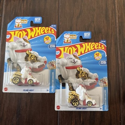 ナ*ュ様 ア*テ様 Hot Wheels 招き猫　FELINE LUCKY 20 2025 Hot Wheels Feline Lucky Maneki-Neko 2025 #234 Cat CASE N Lot