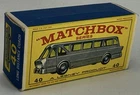 Lesney Matchbox BOX ONLY 40 Long Distance Coach Original Vintage Free Shipping