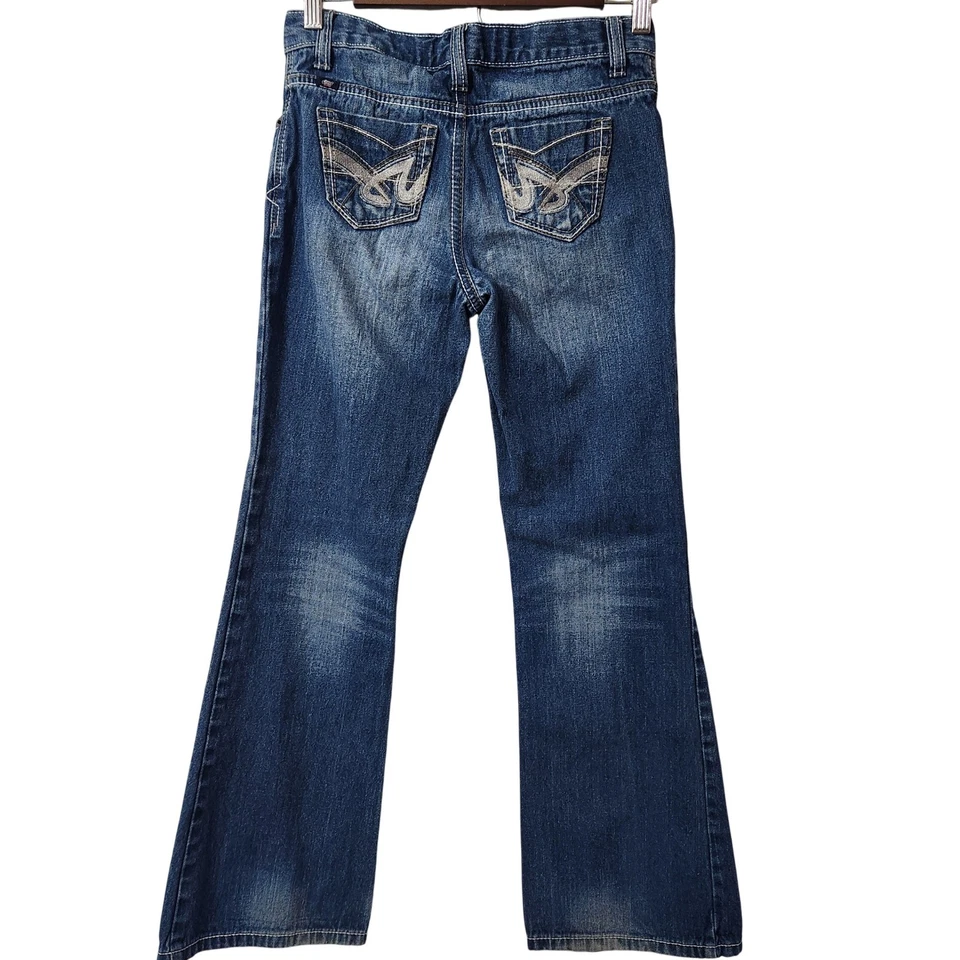 Cruel Girl 女孩 12R 码短靴牛仔裤中号水洗 — 第 2/4 张图片