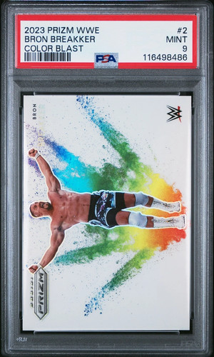 Bron Breakker #2 2023 Panini Prizm WWE Color Blast card